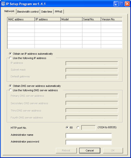 Easy ip setup hot sale tool panasonic download