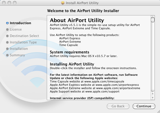 airport utility for mac os x yosemite