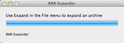 RAR Expander 0.8 beta : User Interface