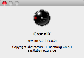 CronniX 3.0 : Program version