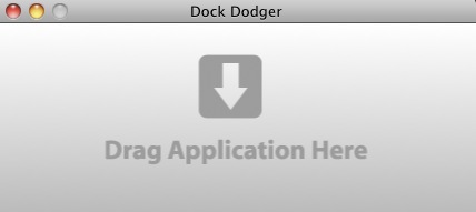 Dock Dodger 0.1 : Main window