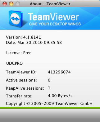 TeamViewer 4.1 : Advanced preferences