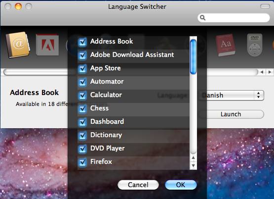 Download Language Switcher for Mac 1.1.7 version