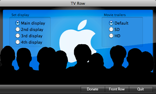 TV Row 2.0 : Main Window