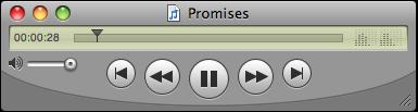 QuickTime Player 7.6 : Playing audio