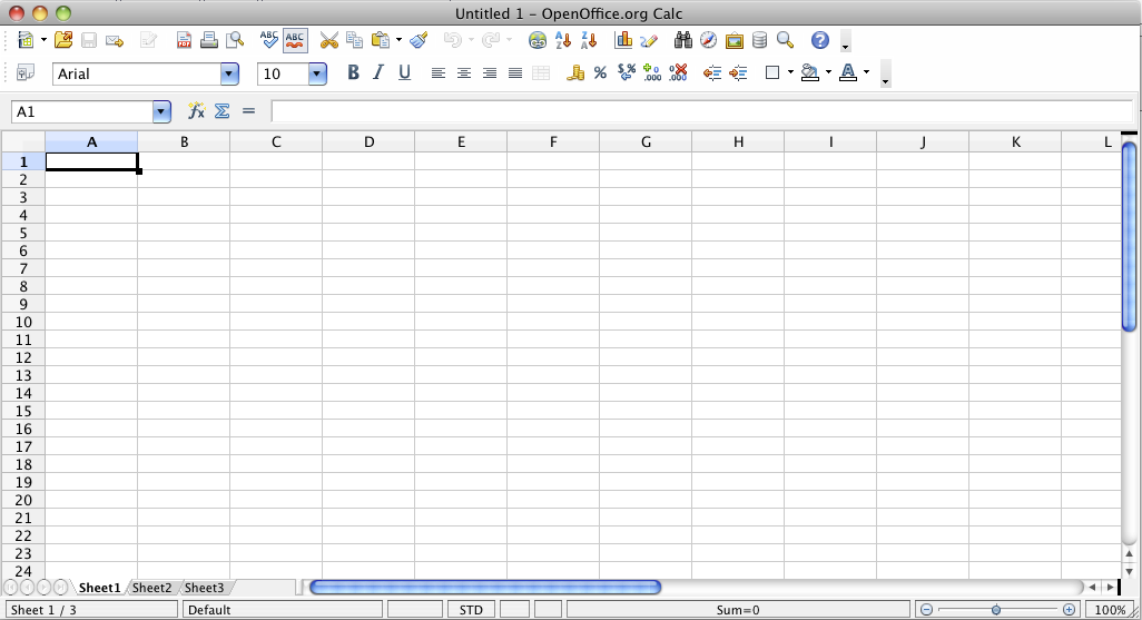 OpenOffice.org 3.2 : Spreadsheet