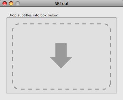 SRTool : Program window