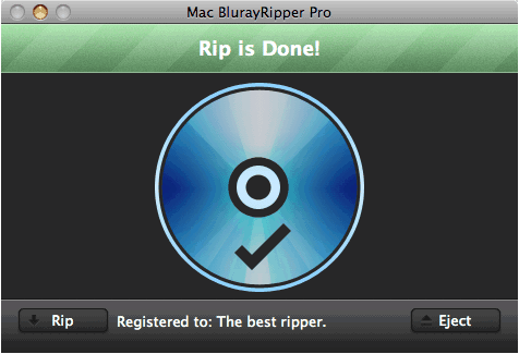 Mac BlurayRipper Pro : User Interface