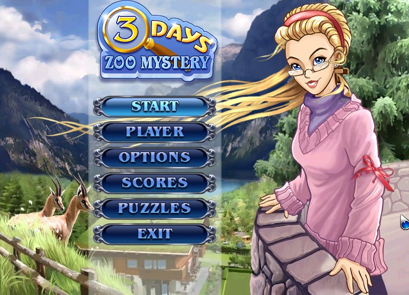3 Days - Zoo Mystery 1.0 : Main menu
