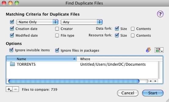 File Buddy 9.0 : Find duplicates