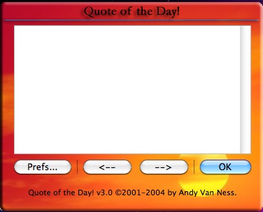 Quote of the Day 3.0 : Main window