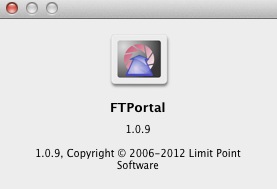FTPortal 1.0 : About window