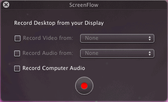 ScreenFlow 2.1 : User interface