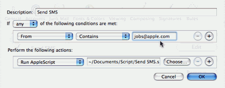 SMS Mac Scripting 2.2 : Main window