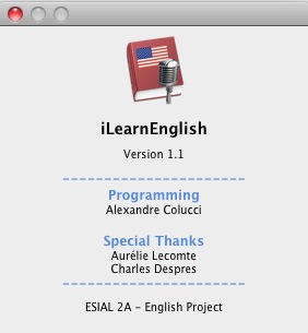 iLearnEnglish 1.1 : About