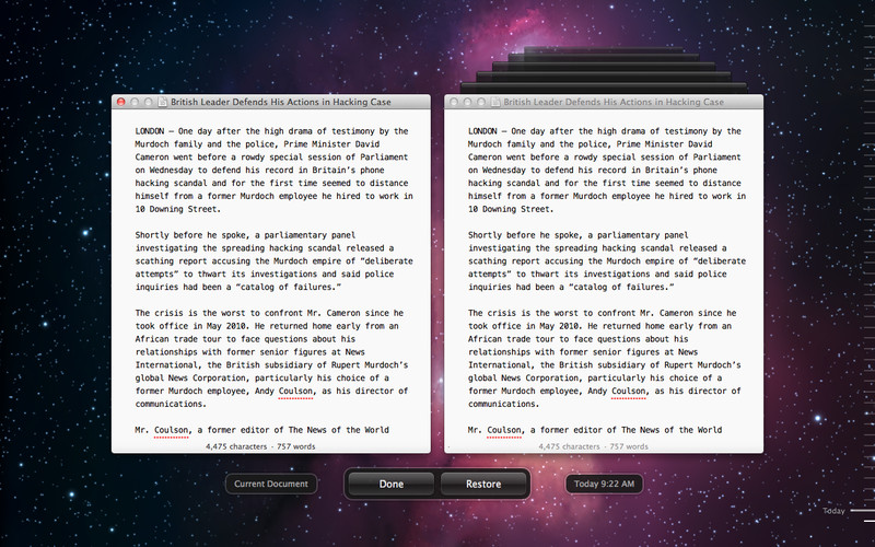 Writer 1.4 : Writer screenshot