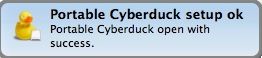 Portable Cyberduck 3.0 : Main window