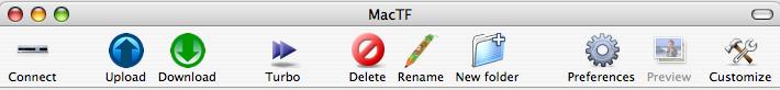MacTF 1.2 : Main window