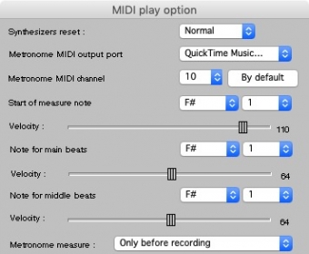 MIDI Play Options