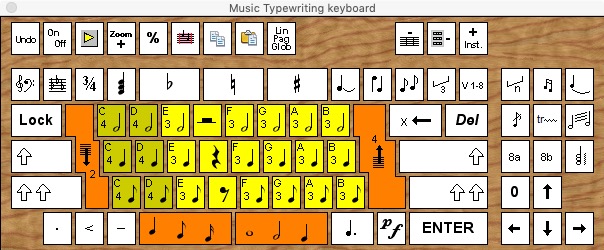 Pizzicato 3.6 : Music Typewriting Keyboard