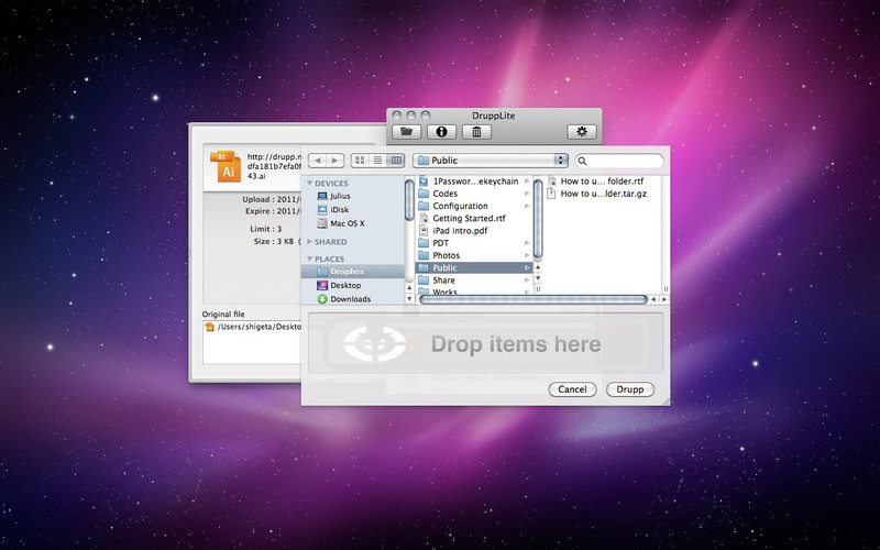 DruppLite 1.0 : DruppLite screenshot