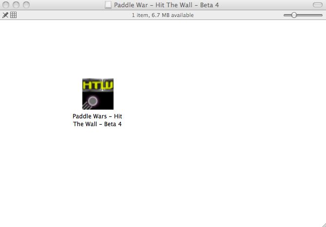 Paddle Wars - Hit The Wall - Beta 4 0.8 beta : Main window