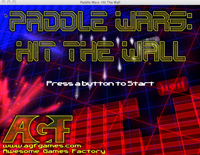 Paddle Wars - Hit The Wall - Beta 4 0.8 beta : Main window
