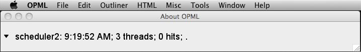 OPML 10.1 : Main window
