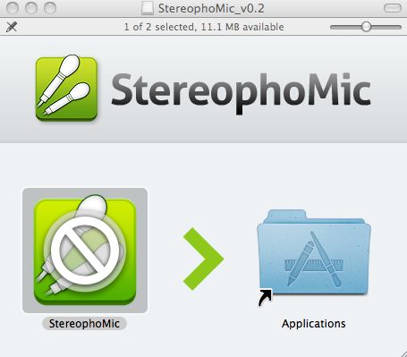 StereophoMic 0.2 beta : Main window