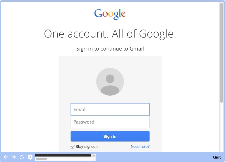 MailBox 1.0 : Logging To Gmail Account