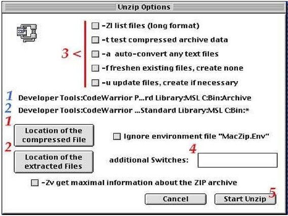 MacZip 1.0 : Main window