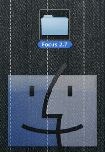 Decompressed folder + Application Icon