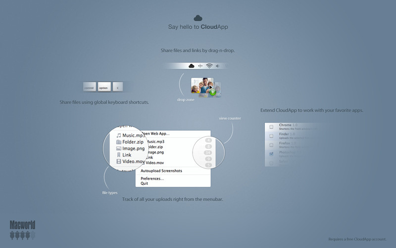 CloudApp 1.5 : Cloud screenshot