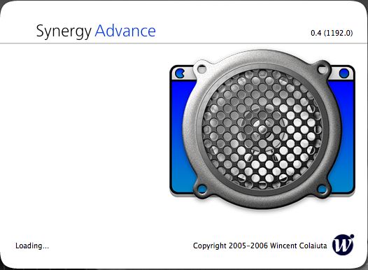 Synergy Advance 0.4 : Main window