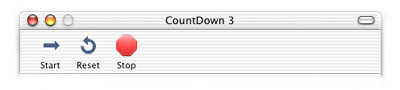 Countdown utility 3.1 : Main window