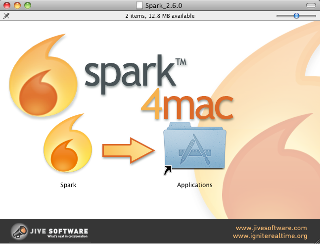 Spark by Jive Software 2.6 : Installation Window