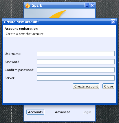 Spark by Jive Software 2.6 : Creating an Account