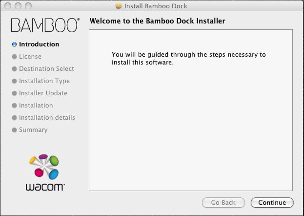 Bamboo Dock 3.9 : Installation Window