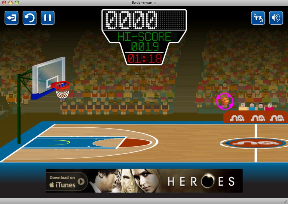 Basketmania : Gameplay