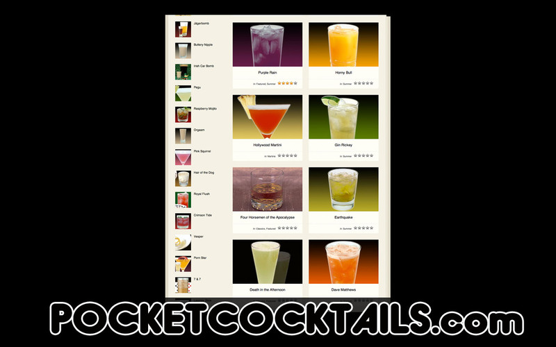 Cocktails for Mac 1.0 : Cocktails for Mac screenshot