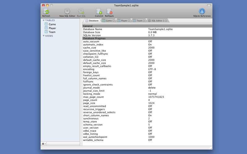 SQLVue Lite 4.0 : SQLVue Lite screenshot