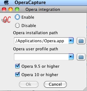 OperaCapture 2.1 : Main window