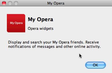My Opera 2.2 : Main window