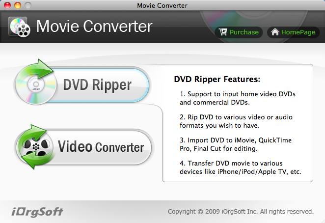 Movie-Converter 4.1 : Main Window