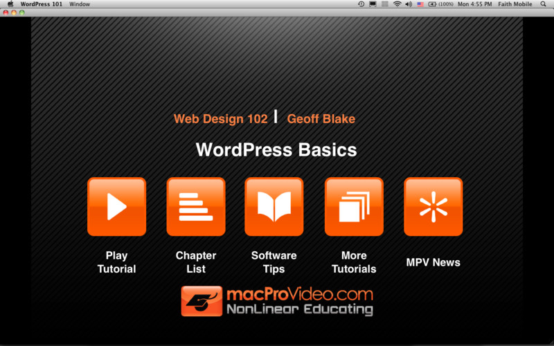 Course For WordPress 101 1.0 : Course For WordPress 101 screenshot
