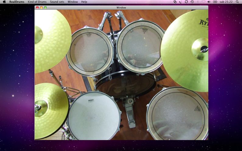 Real Drums 1.3 : Main window
