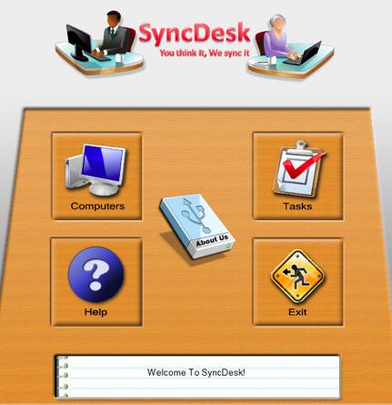 SyncDeK 8.0 : Main window