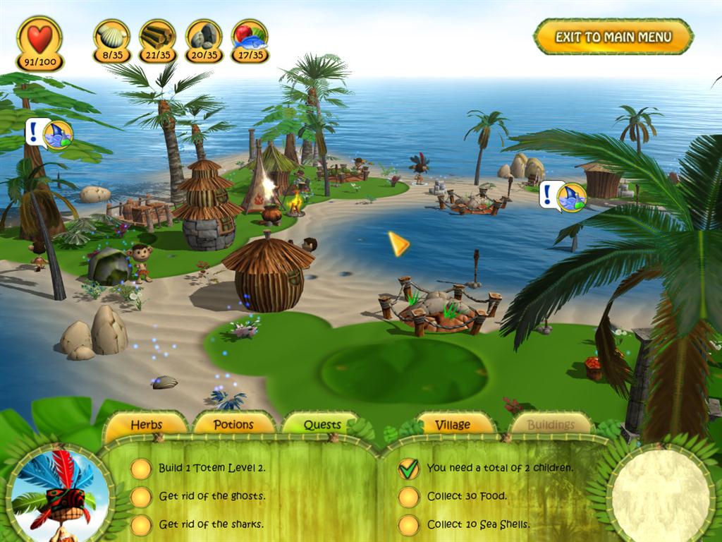 Shaman Odyssey - Tropic Adventure 1.0 : Gameplay