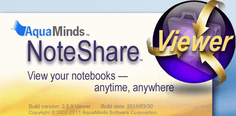 NoteShare Viewer 2.5 : About Window