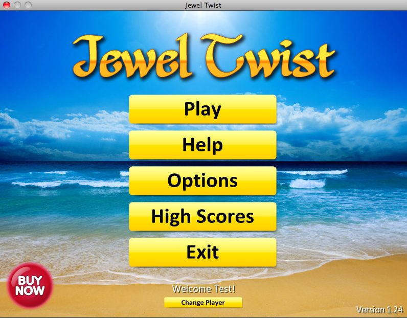 Jewel Twist 1.2 : Main Menu